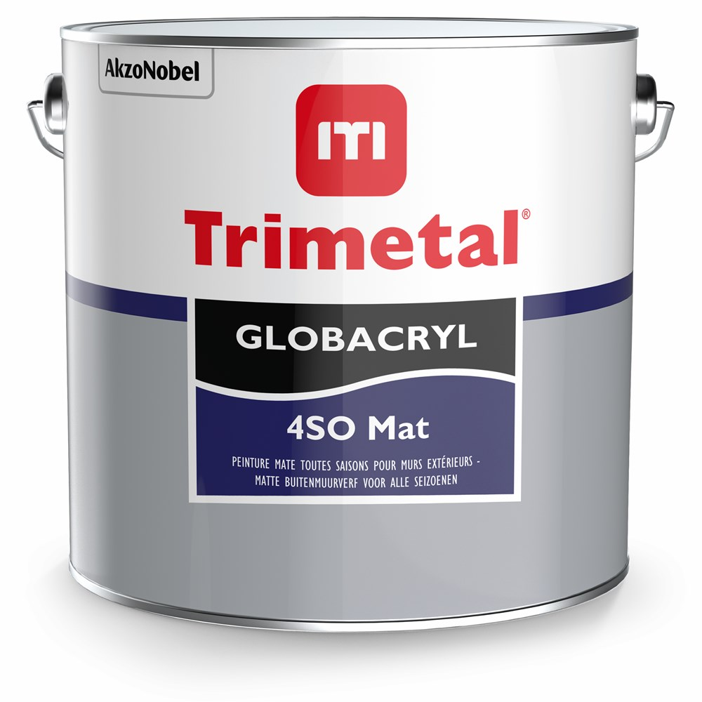 Globacryl 4so mat wit/aw 2,5 ltr