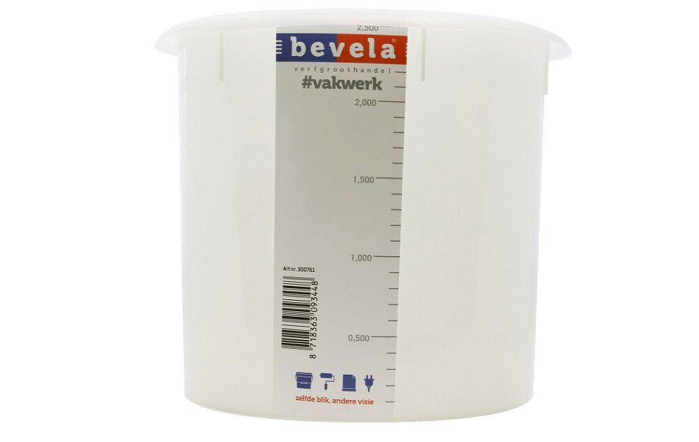 Bevela plastic inzetvaatje 2,5 l