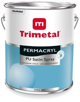 Permacryl pu satin spray 001/aw 2,5 ltr