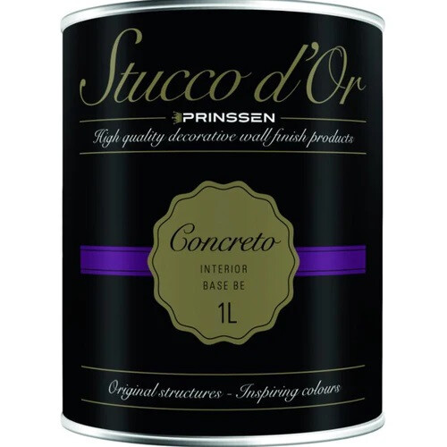 Stucco d'or - concreto basis be 1 ltr