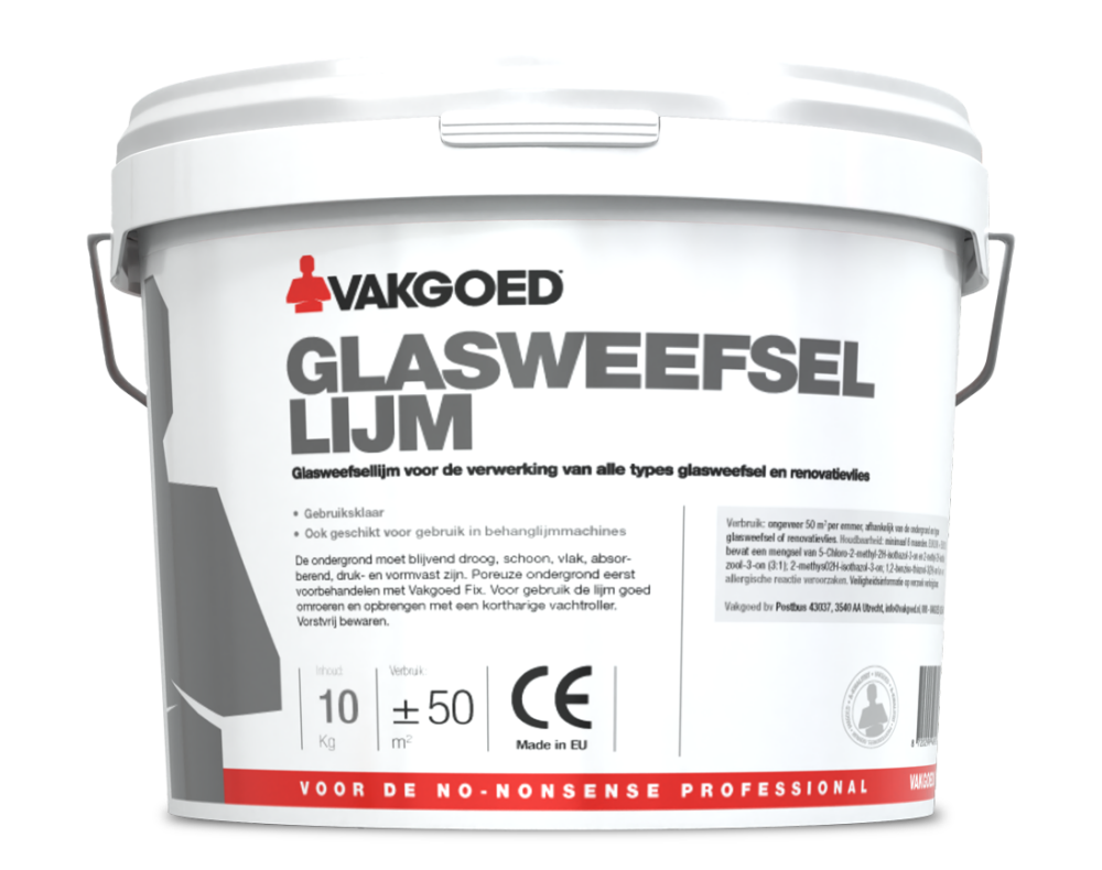 Vakgoed glasweefsellijm 10 kg