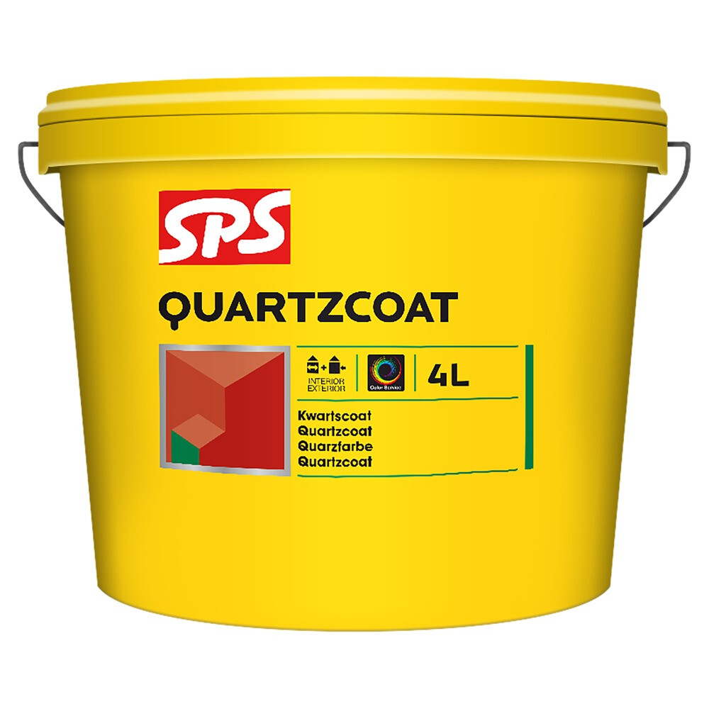 Sps kwartscoat bb wit l/kl 4 ltr