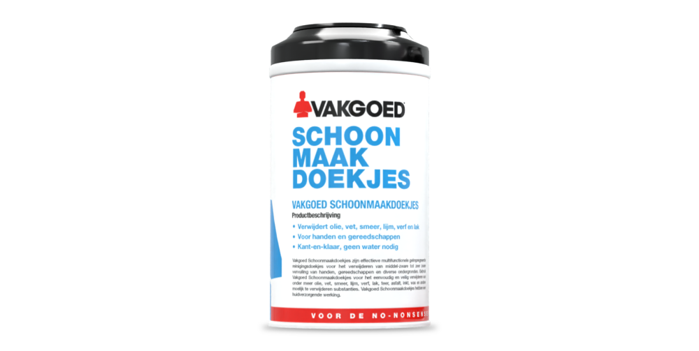Vakgoed Schoonmaakdoekjes 100/ST