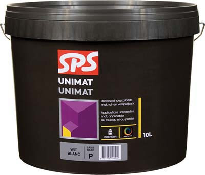 Sps unimat wit l/kl 1 ltr
