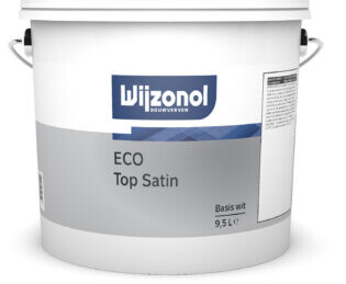 Wijzonol eco top satin wit 10 ltr