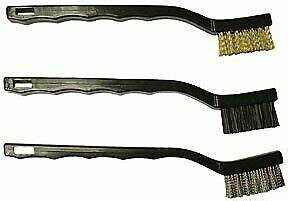 Easy grip staalborstel set à 3 stuks