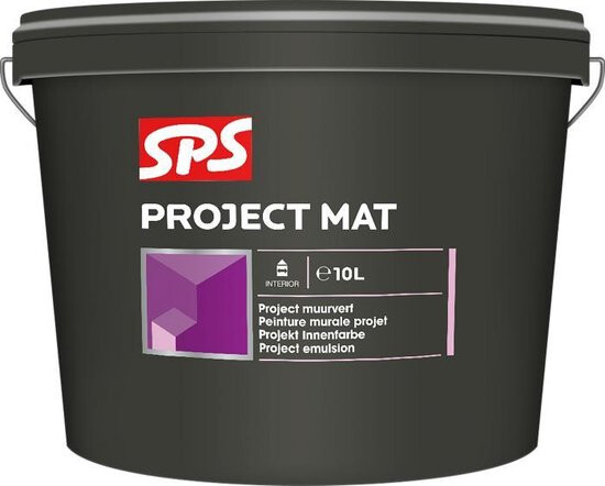 Sps project mat ral 9010 10 ltr