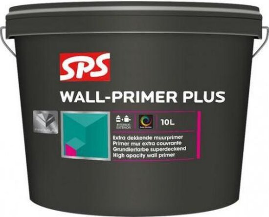 Sps wall-primer plus wit 10 ltr